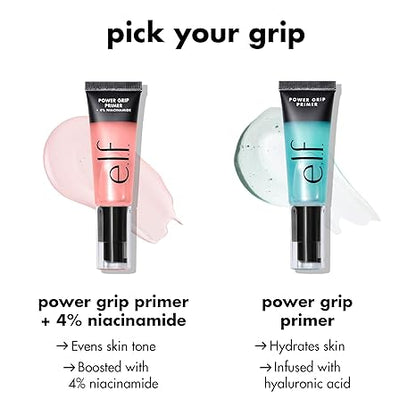 e.l.f. Power Grip Primer with 4% Niacinamide – Hydrating, Gel-Based, Vegan & Cruelty-Free